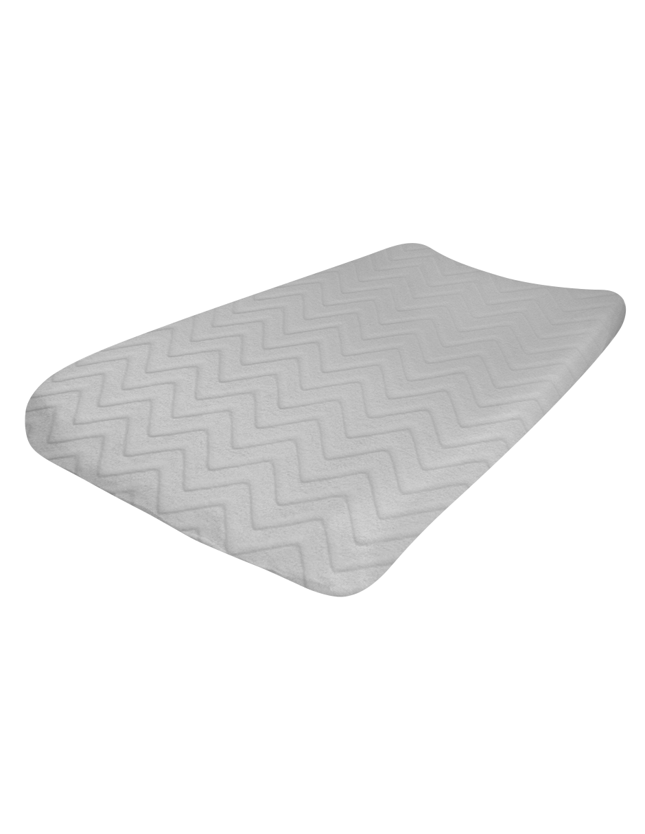 Funda para Cambiador Súper Suave - Zig Zag Gris