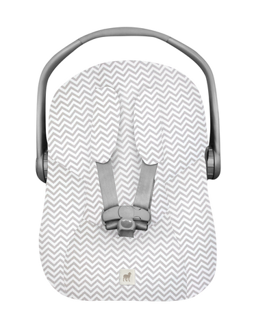 Funda Protectora para Portabebé Chevron Gris