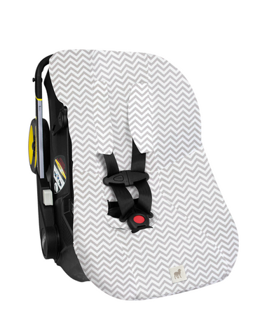 Funda Protectora para Portabebé Chevron Gris