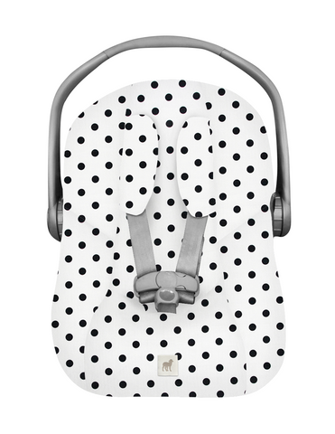 Funda Protectora para Portabebé Dots Blanco
