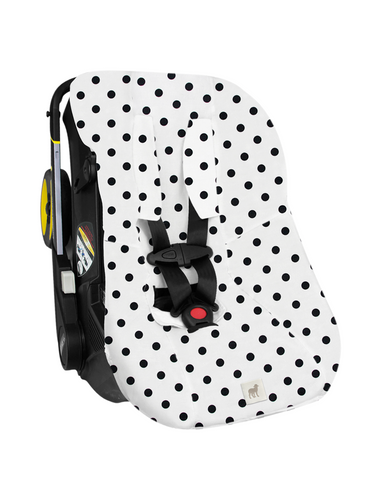 Funda Protectora para Portabebé Dots Blanco