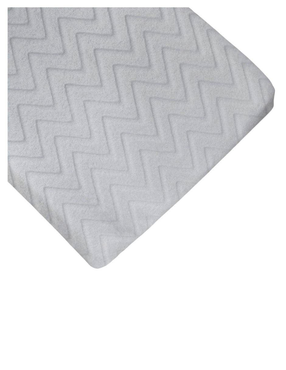 Funda para Cambiador Súper Suave - Zig Zag Gris