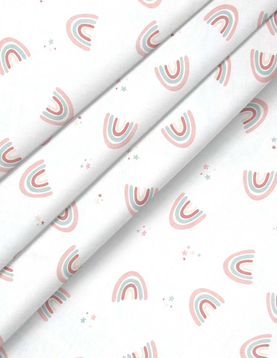 Juego de Blancos para Mini Colecho (50x90) - 4 piezas - Arcoiris Love