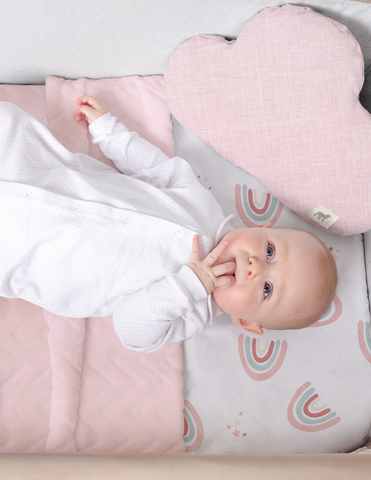 Juego de Blancos para Colecho / Corral (74x110) - 4 piezas - Arcoiris Love