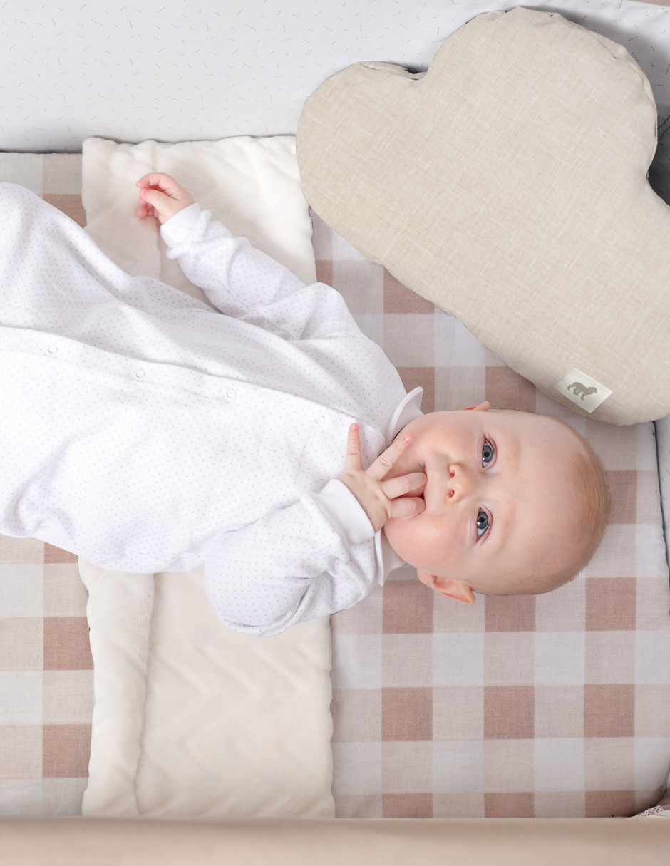 Juego de Blancos para Colecho (70x100) - 4 piezas - Gingham