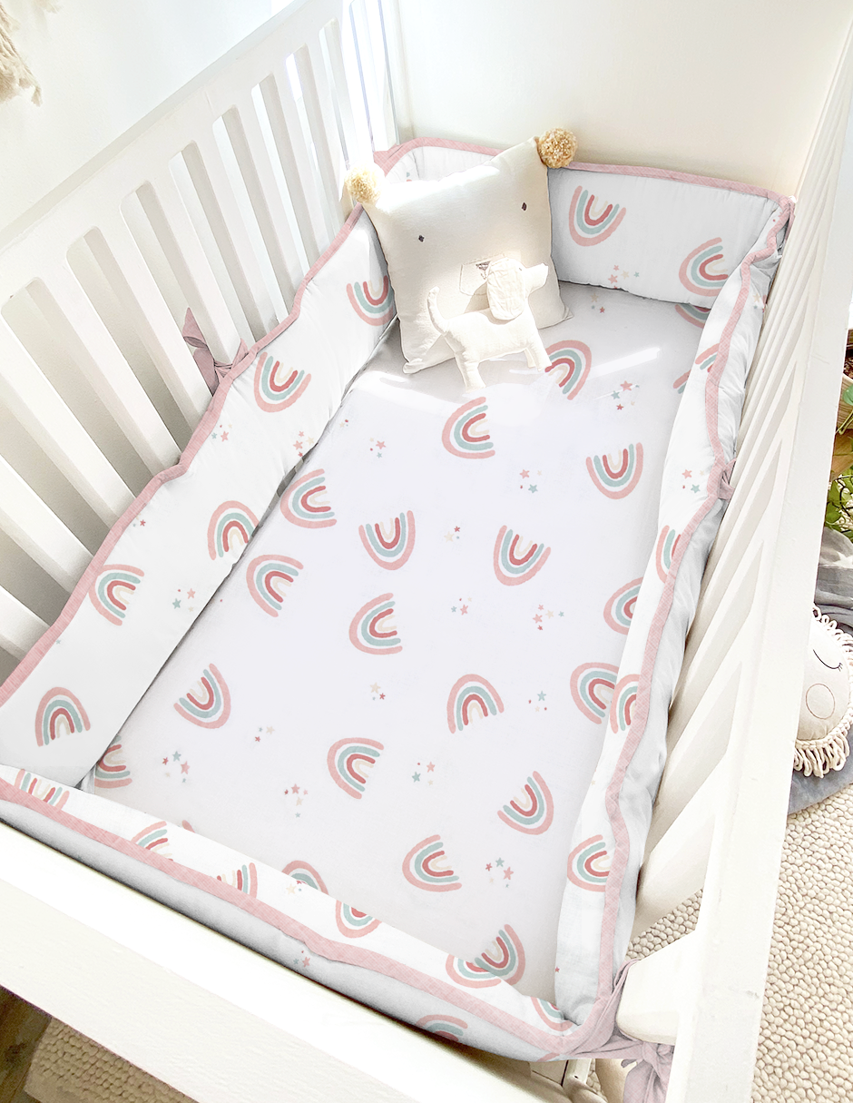 Juego para Cuna - 4 Piezas - Arcoiris Love