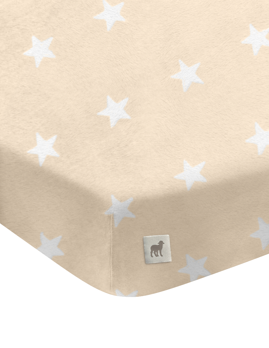 Juego para Cuna - 4 Piezas - Estrellas Beige