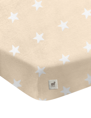 Juego para Cuna - 4 Piezas - Estrellas Beige