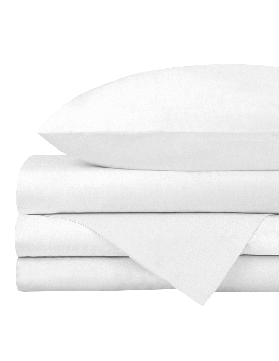 Juego de Sábanas de 3 piezas para Cama Cuna Blanco