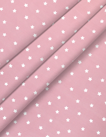 Juego de Sábanas para Cama Cuna 95x140, 3 Piezas de 100% Algodón - Estrellas Vino