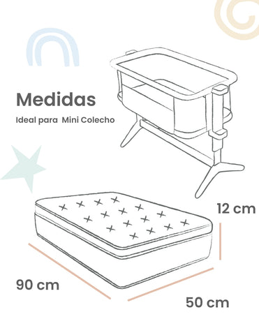 Juego de Blancos para Mini Colecho (50x90) - 4 piezas - Gingham