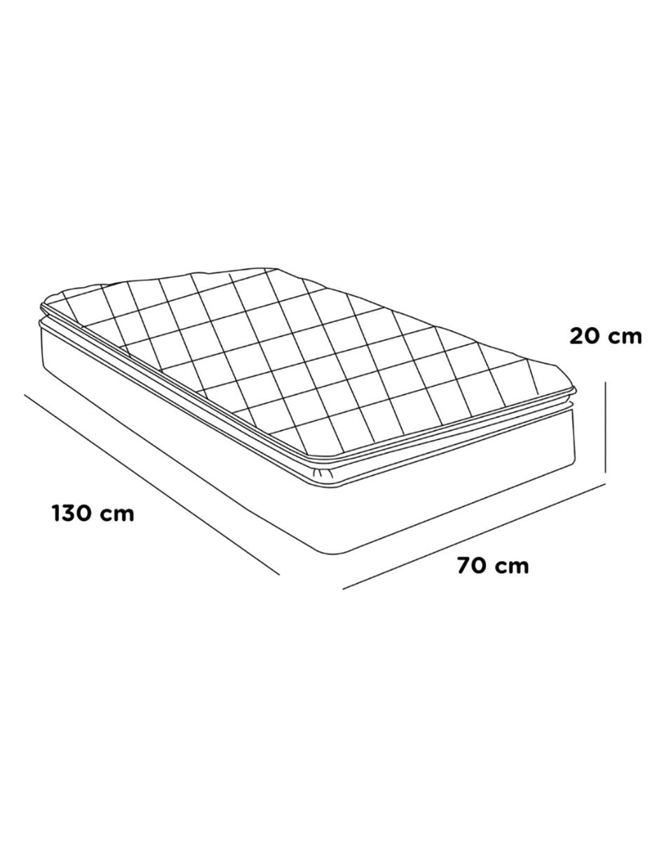 Juego de Sábanas de 3 Piezas para Colecho/Corral (74x110) - Blanco