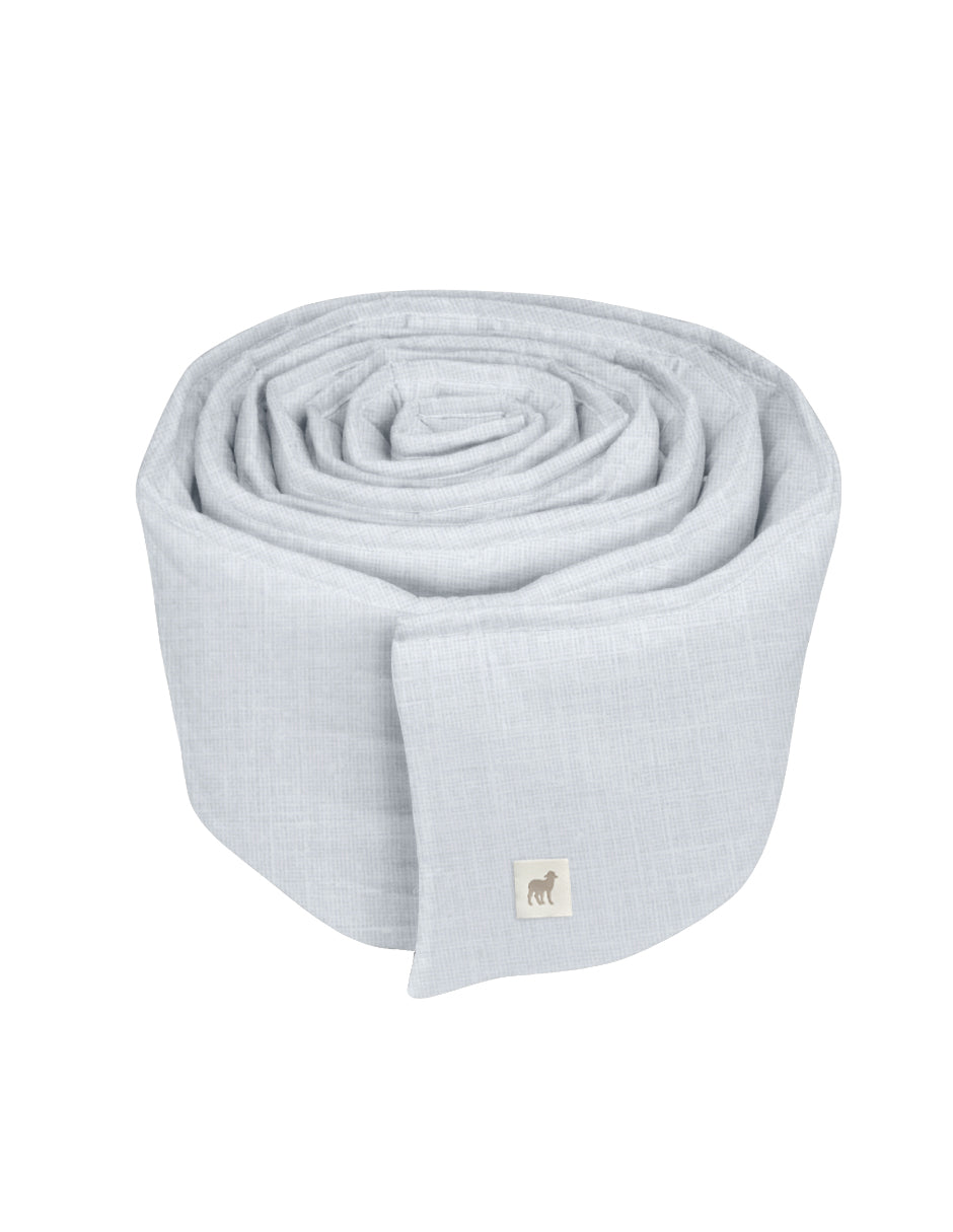 Protector para Cuna Gris Percal