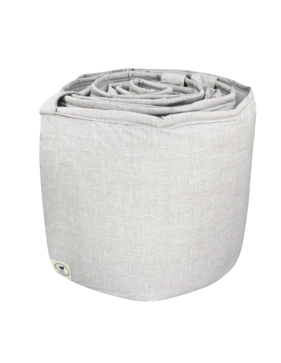 Protector para Cuna Gris Percal