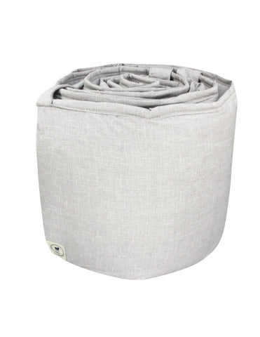 Protector para Cuna Gris Percal