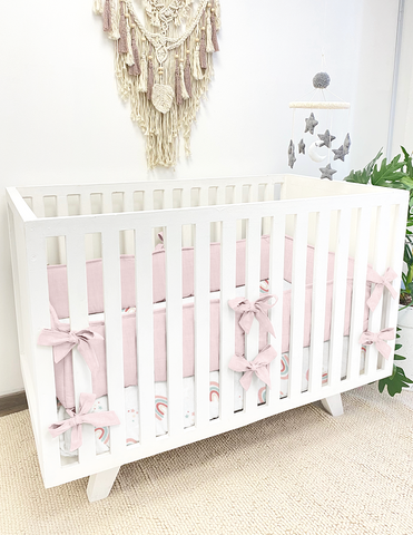Protector para Cuna Rosa