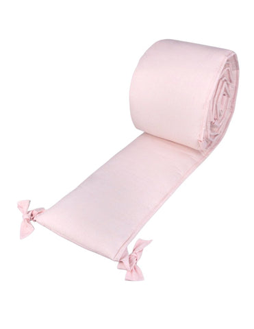 Juego para Cuna - 3 piezas - con sábanas 100% Algodón - Percal Rosa