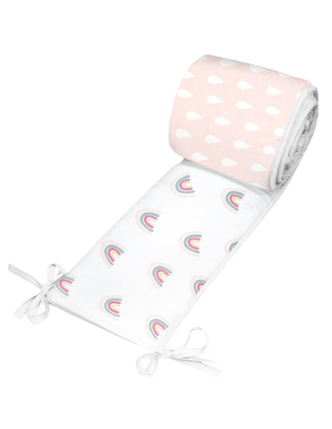 Protector para Cama cuna Reversible - Arcoiris