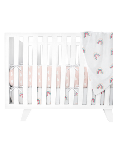 Protector para Cama cuna Reversible - Arcoiris