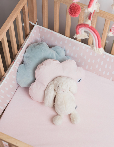 Protector para Cama cuna Reversible - Arcoiris