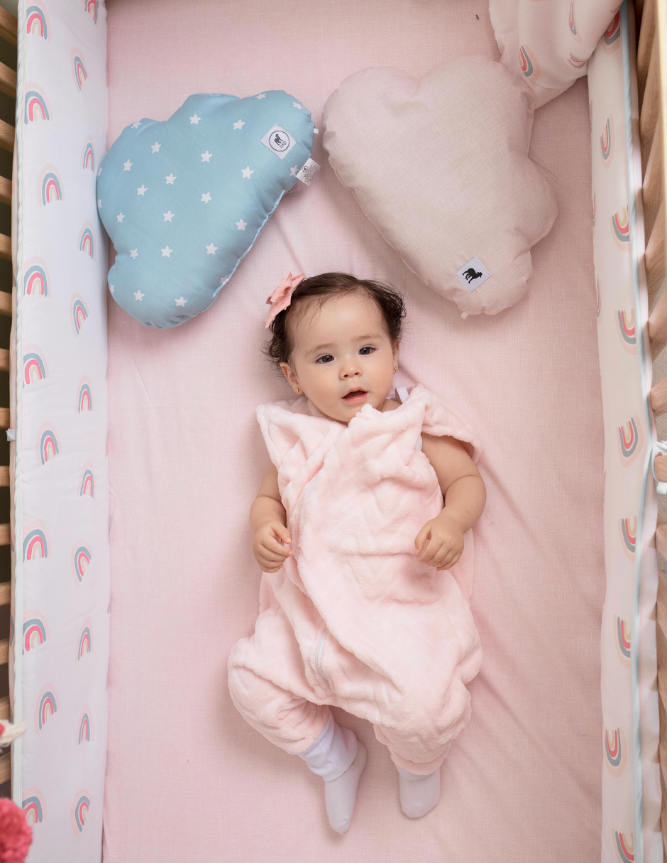 Protector para Cama cuna Reversible - Arcoiris