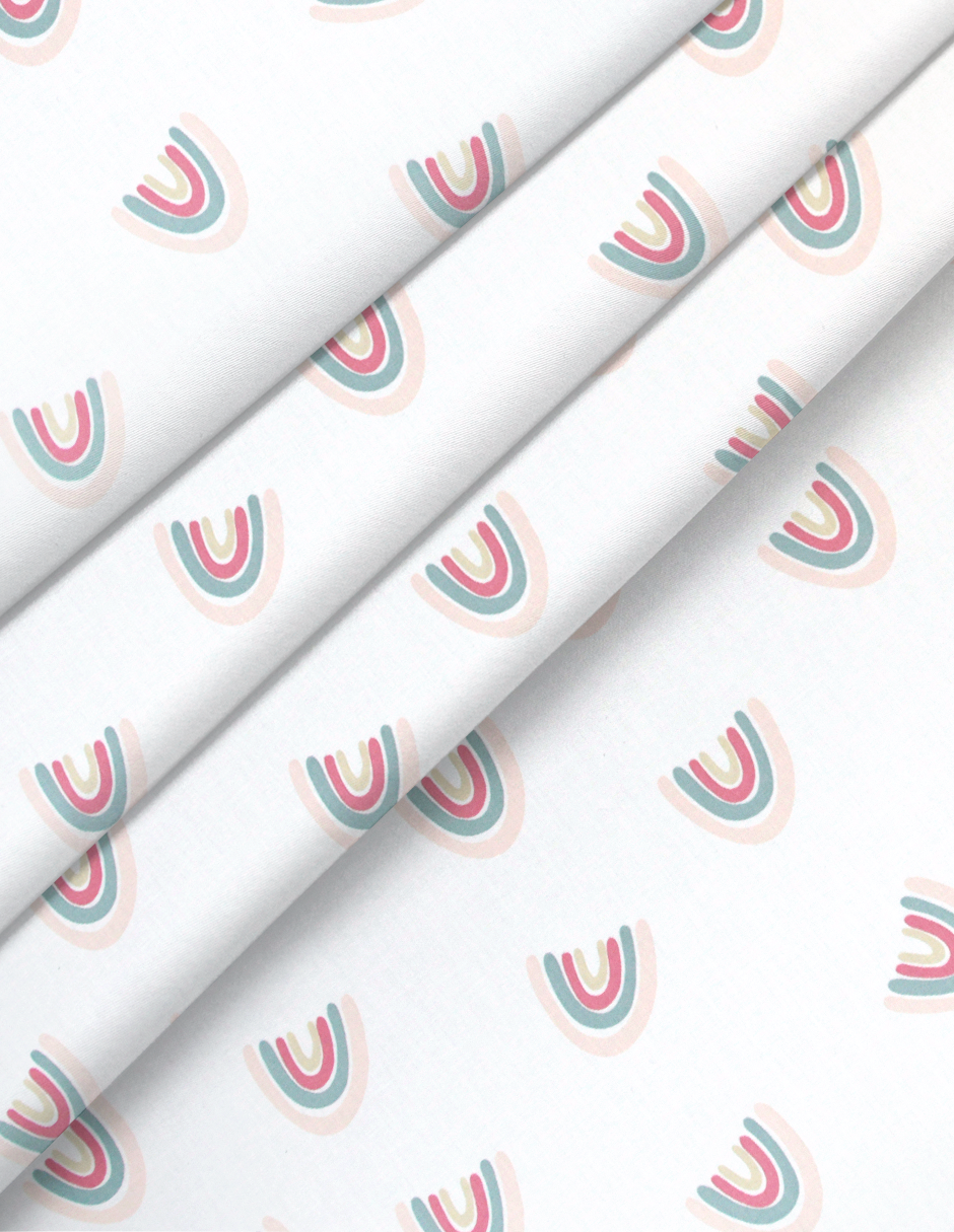 Protector para Cama cuna Reversible - Arcoiris