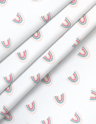 Protector para Cama cuna Reversible - Arcoiris