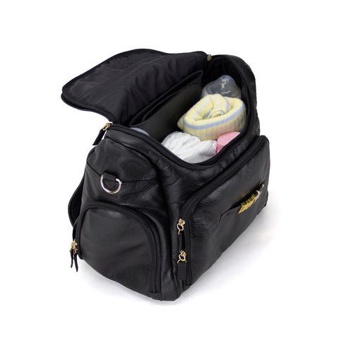 Pañalera Backpack Letters -  Negro
