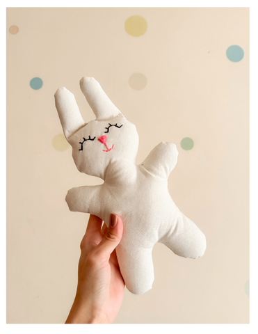 Muñeco de Tela Mini - Conejo