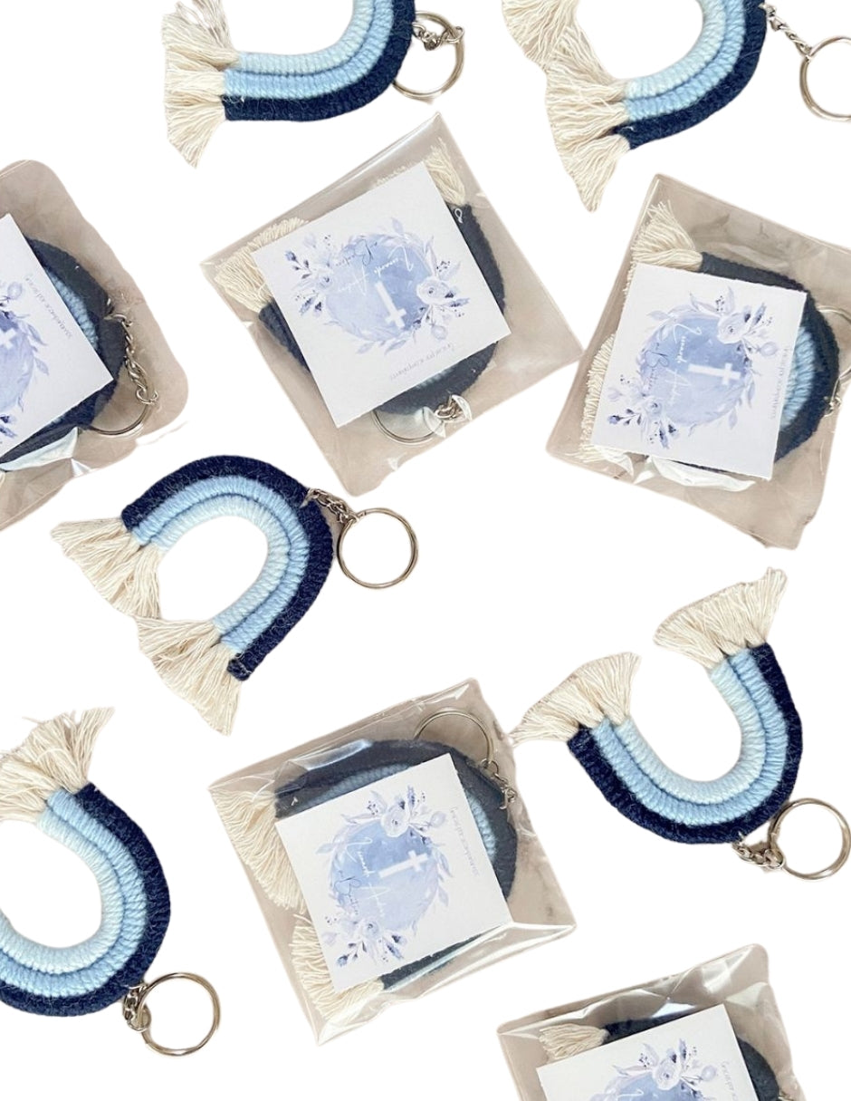 Recuerdos para Hospital - Set de 10 Llaveros - Azul