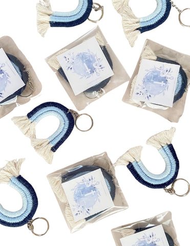 Recuerdos para Hospital - Set de 10 Llaveros - Azul