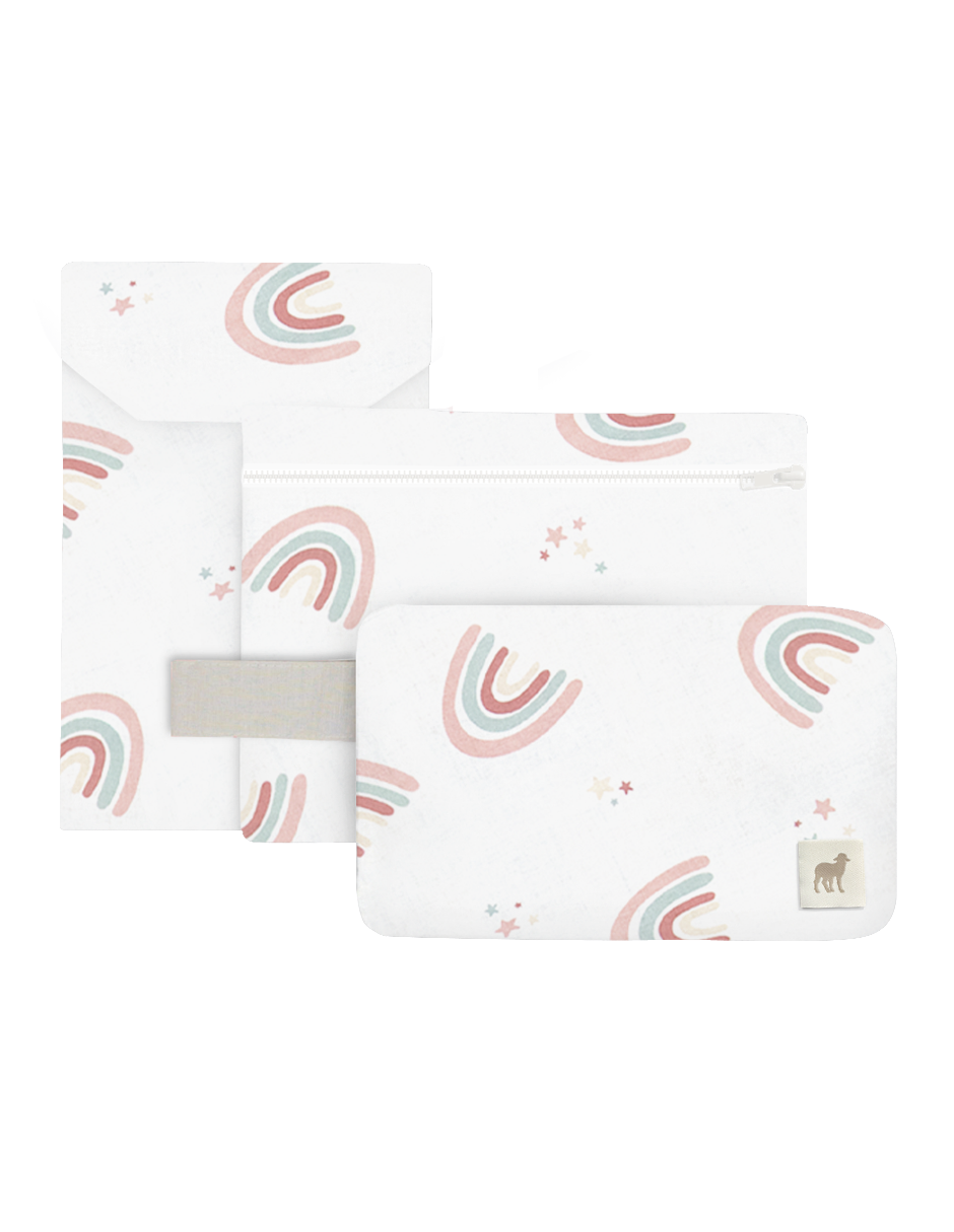 Set de 3 Estuches Organizadores - Arcoiris Love