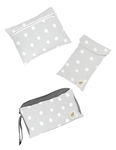 Set de 3 Estuches Organizadores - Lunares