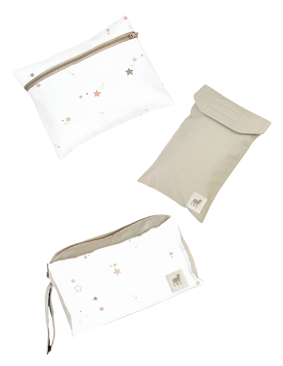 Set de 3 Estuches Organizadores - Unisex (Estrellitas Terra)