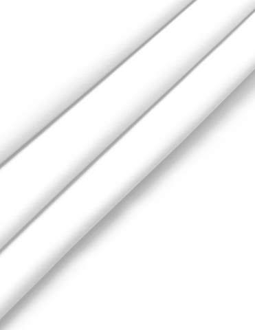 Set de 2 Sábanas de Cajón para Cuna 120x60, 100% Algodón - Blancas