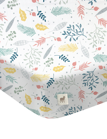 Set de 2 Sábanas de Cajón para Cuna - Flores