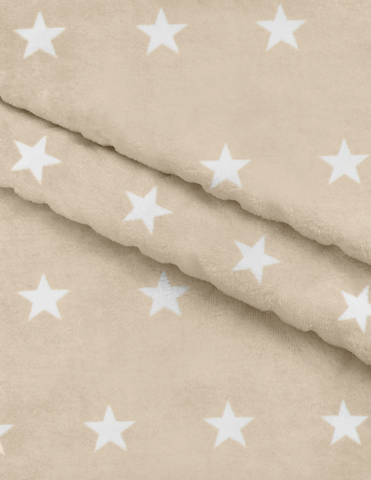 Sábana de Cajón para Cuna Súper Suave - Estrellas Beige