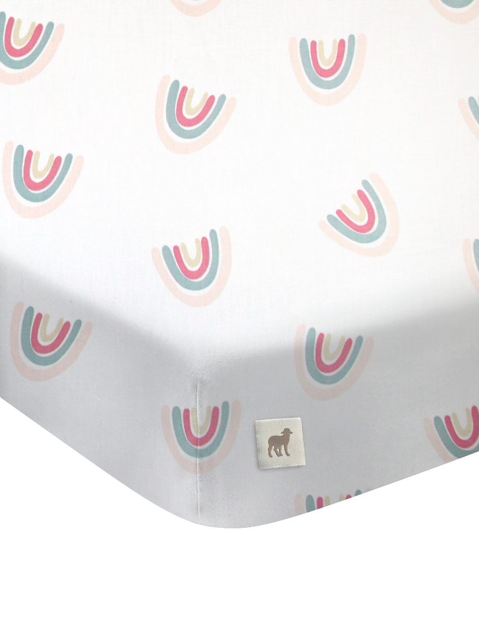 Sábana de Cajón para Cuna - Arcoiris