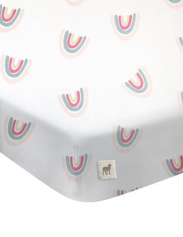 Sábana de Cajón para Cama Cuna - Arcoiris