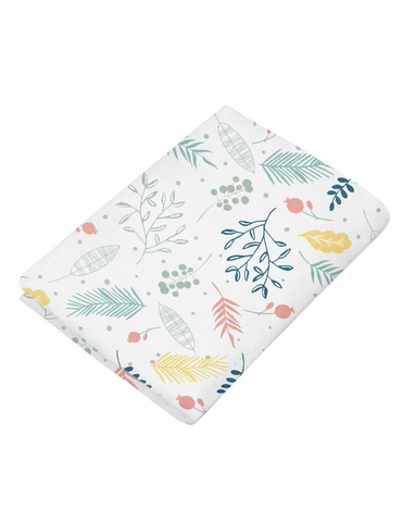 Sábana de Cajón para Cama Cuna - Flores