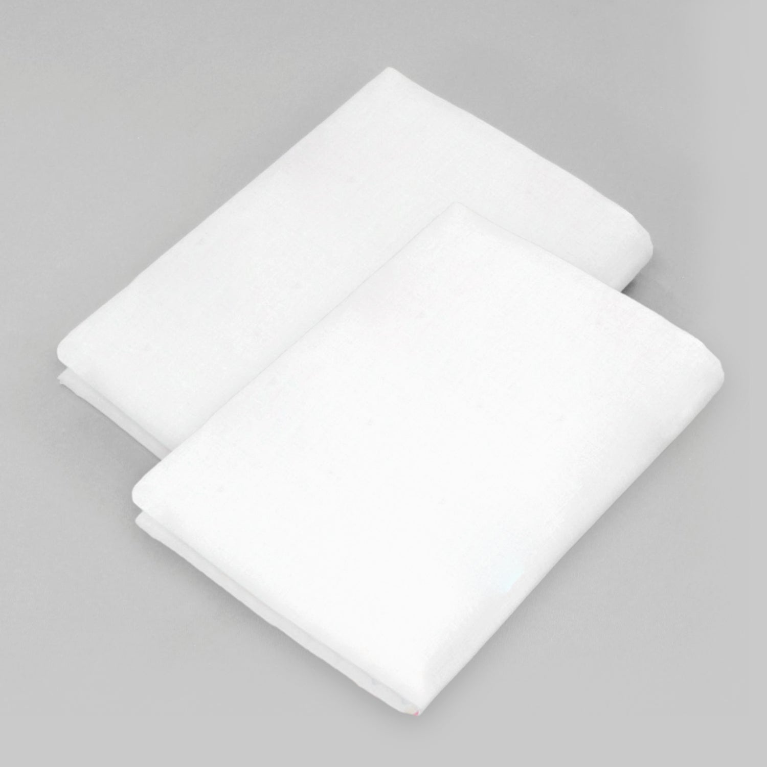 Set de 2 Sábanas de Cajón para Cuna Blancas