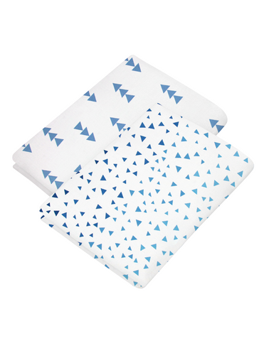 Set de 2 Sábanas de Cajón para Mini Colecho (50x90) - Flechas