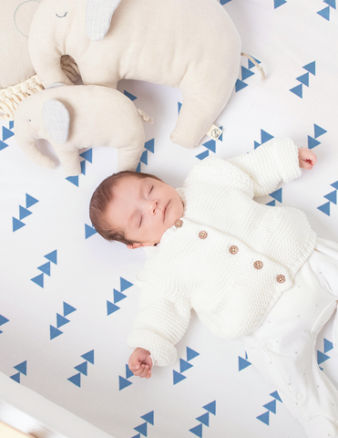 Set de 2 Sábanas de Cajón para Mini Colecho (50x90) - Flechas