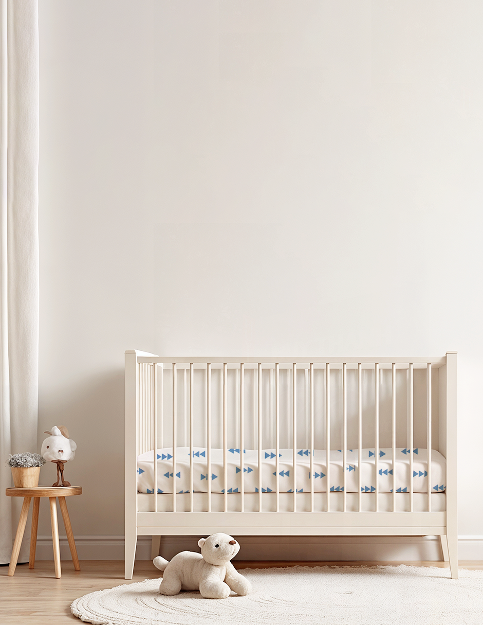 Set de 2 Sábanas de Cajón para Mini Colecho (50x90) - Flechas