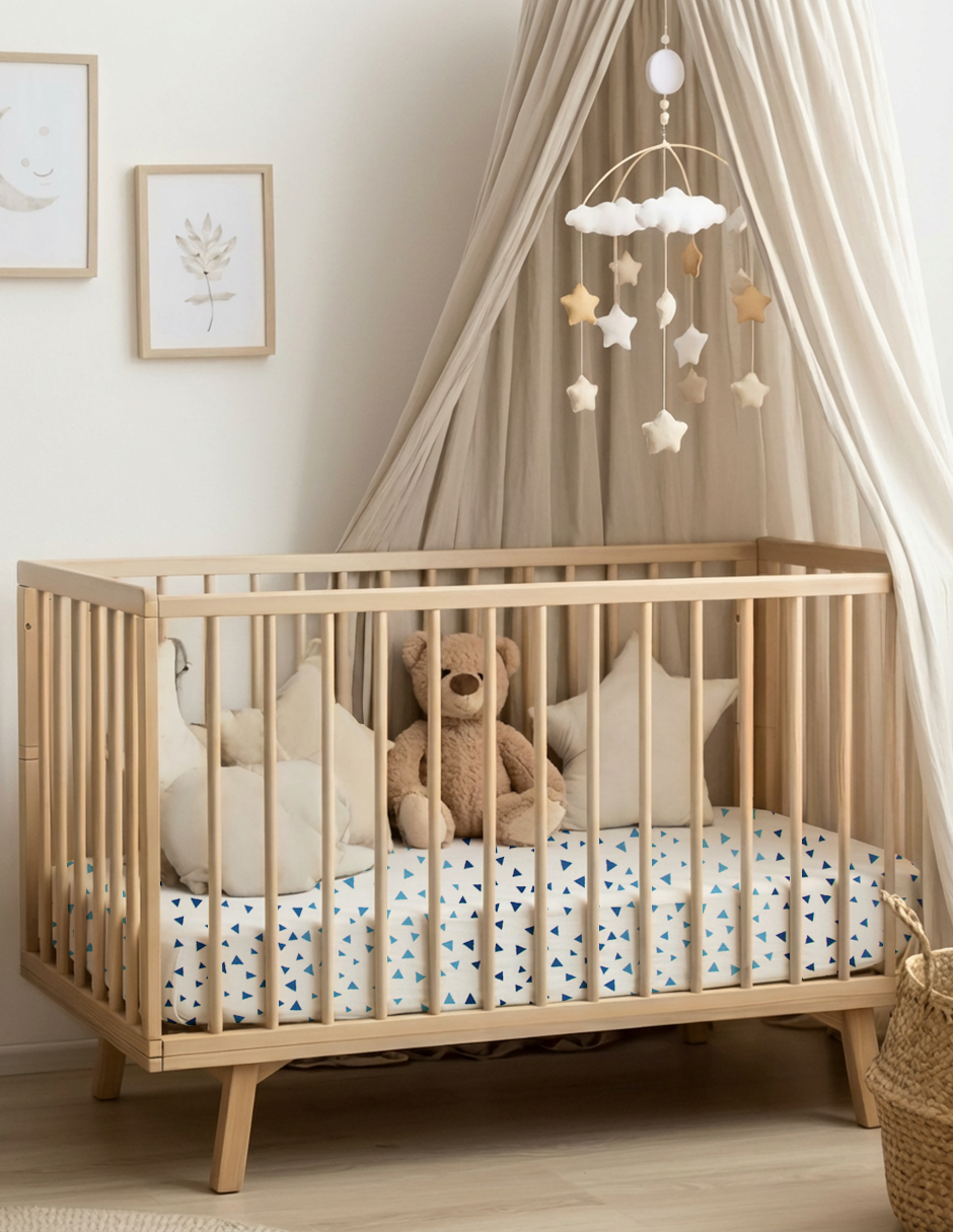 Set de 2 Sábanas de Cajón para Mini Colecho (50x90) - Flechas