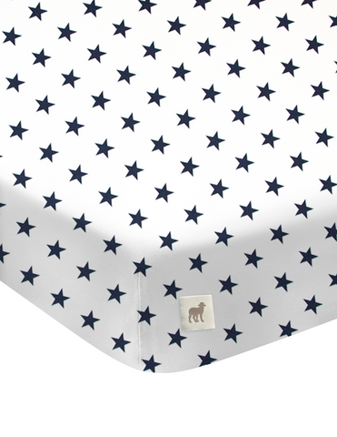 Set de 2 Sábanas de Cajón para Mini Colecho (50x90) - Estrellas
