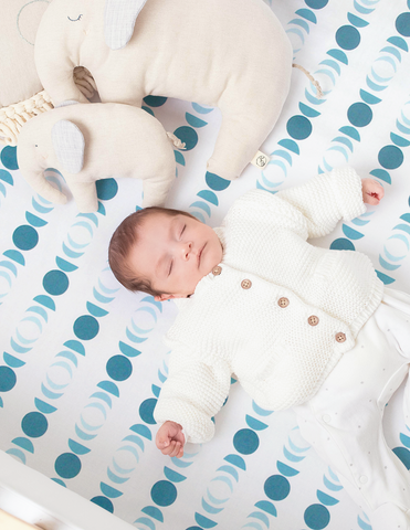 Set de 2 Sábanas de Cajón para Mini Colecho (50x90) - Estrellas