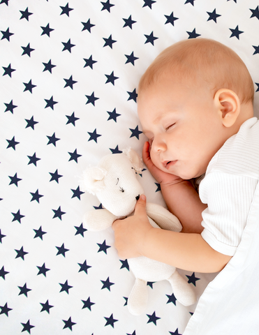 Set de 2 Sábanas de Cajón para Mini Colecho (50x90) - Estrellas