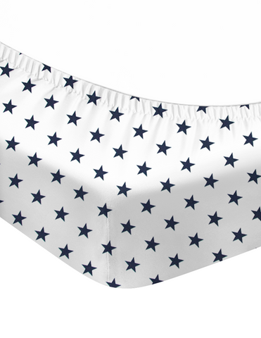 Set de 2 Sábanas de Cajón para Mini Colecho (50x90) - Estrellas
