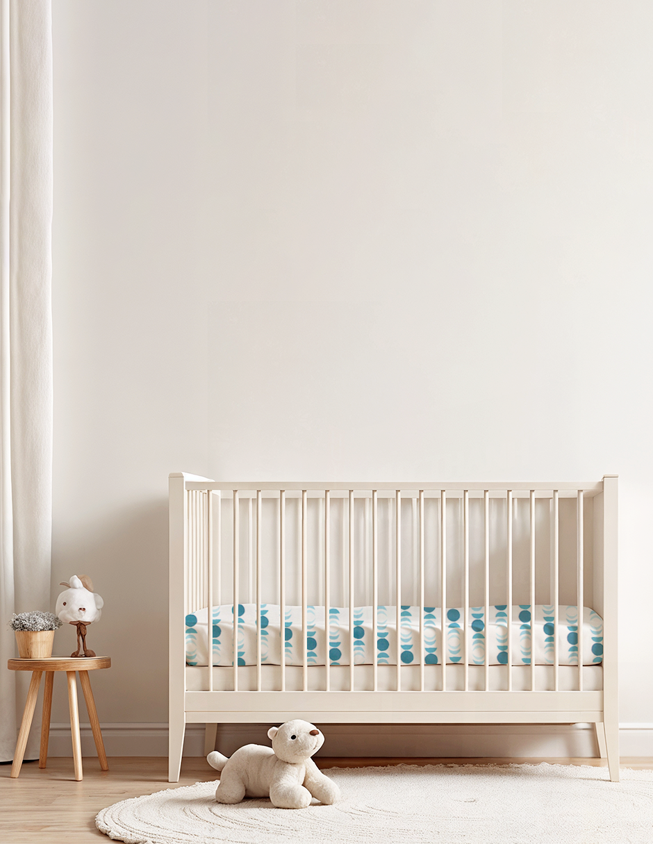 Set de 2 Sábanas de Cajón para Mini Colecho (50x90) - Estrellas